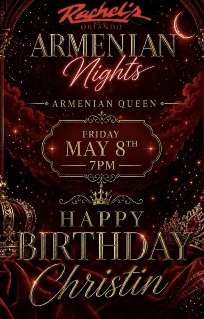 Elegant birthday event invitation design